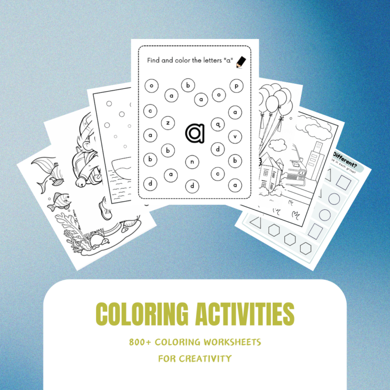 brainy bundle coloring activites